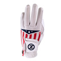 Zero Friction Men's Americana Cabretta Golf Glove, White GL75002